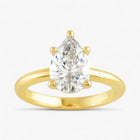 The Signature Solitaire Engagement Ring | Pear
