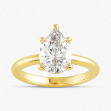 The Signature Solitaire Engagement Ring | Pear
