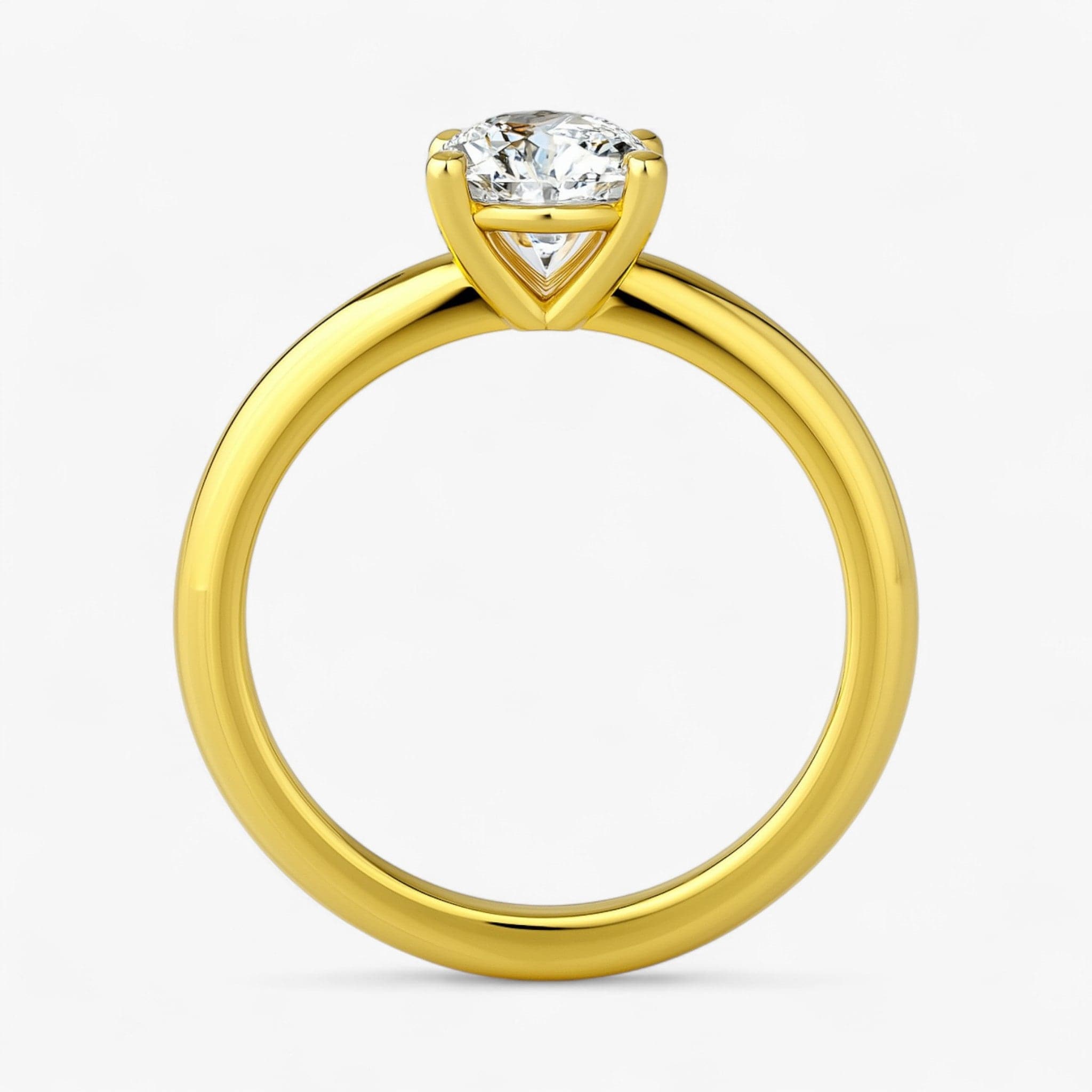 The Signature Solitaire Engagement Ring | Pear