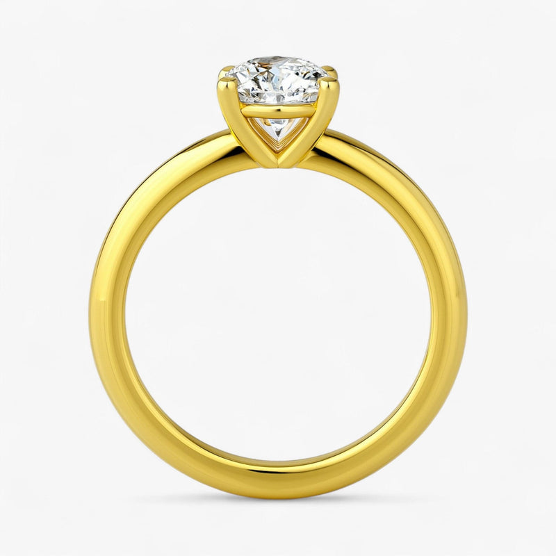 The Signature Solitaire Engagement Ring | Pear