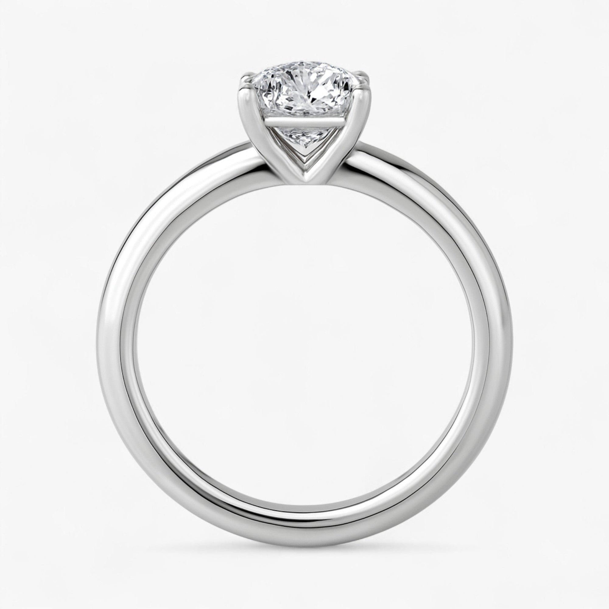 The Signature Solitaire Engagement Ring | Pear