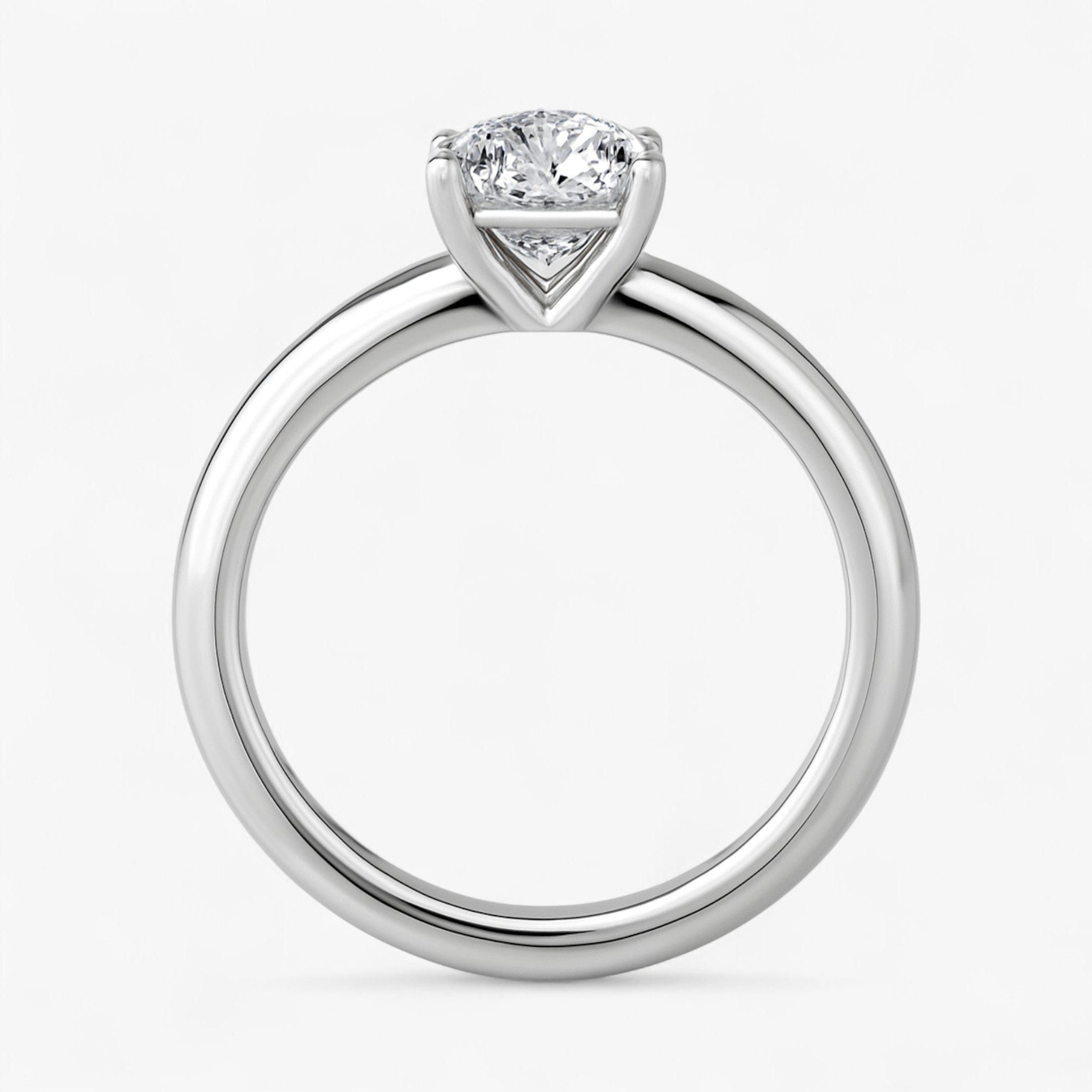 The Signature Solitaire Engagement Ring | Pear