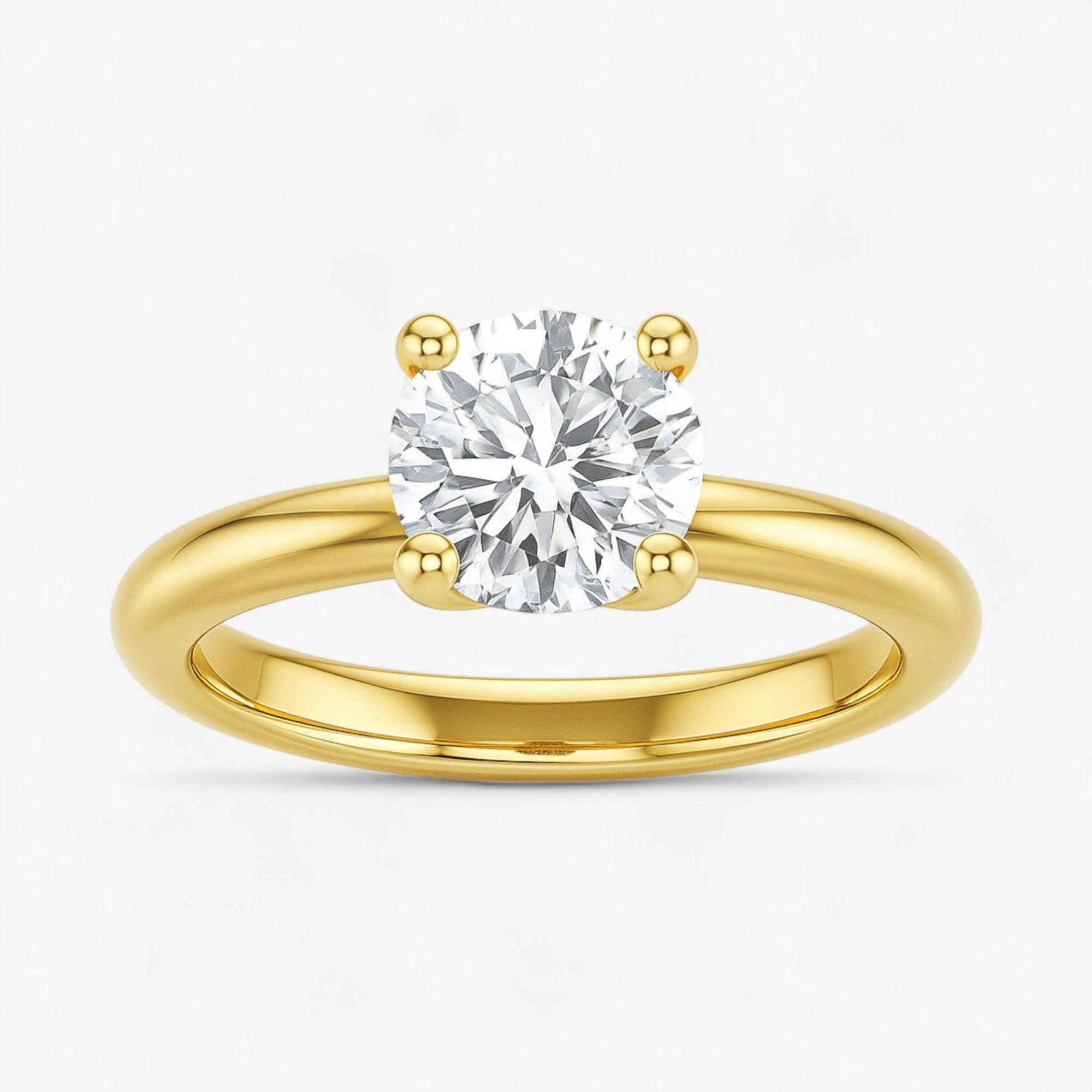 The Signature Solitaire Engagement Ring | Cushion