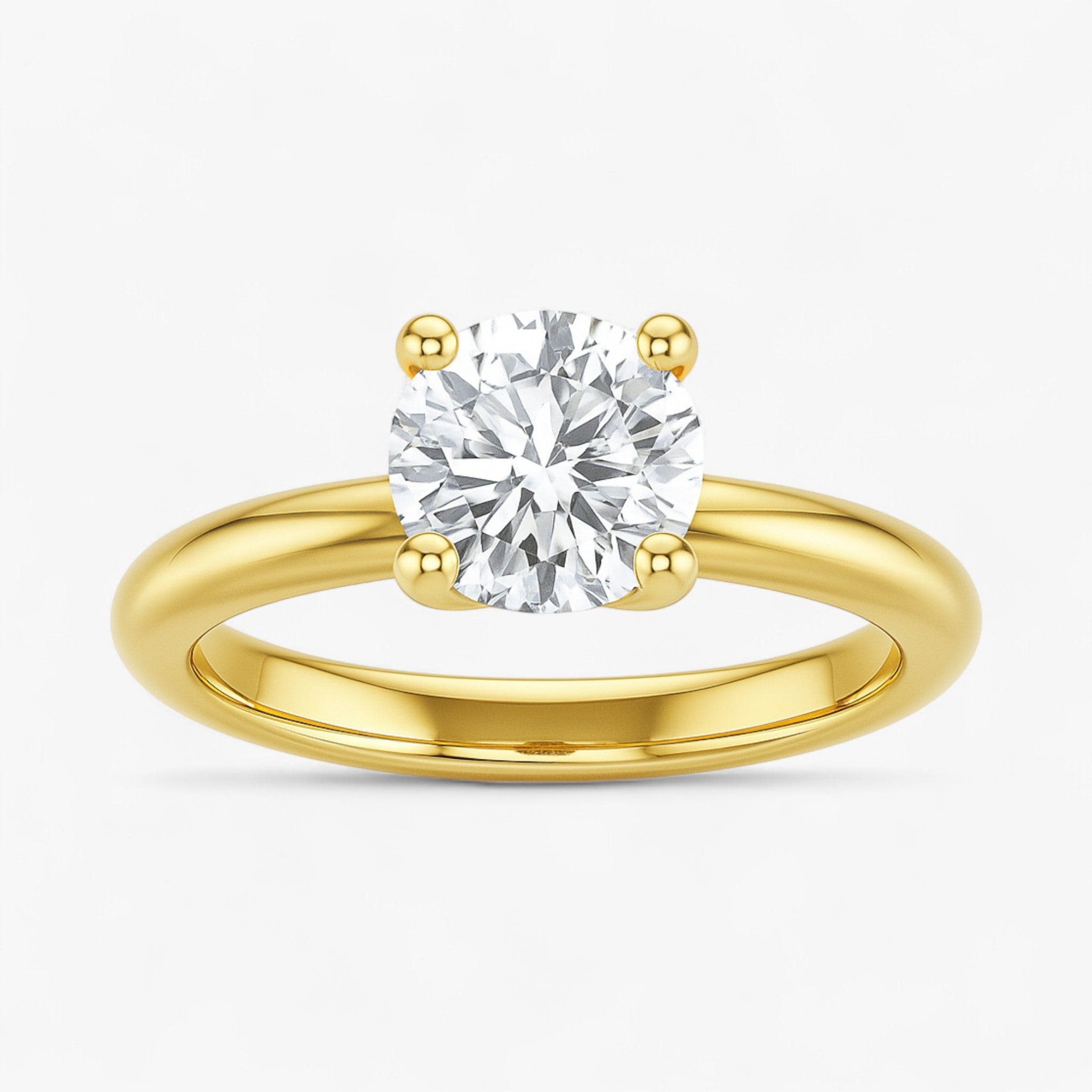 The Signature Solitaire Engagement Ring | Cushion