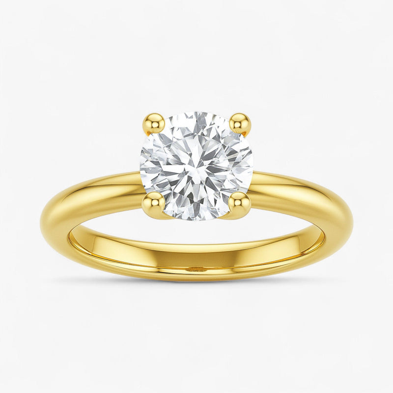 The Signature Solitaire Engagement Ring | Cushion