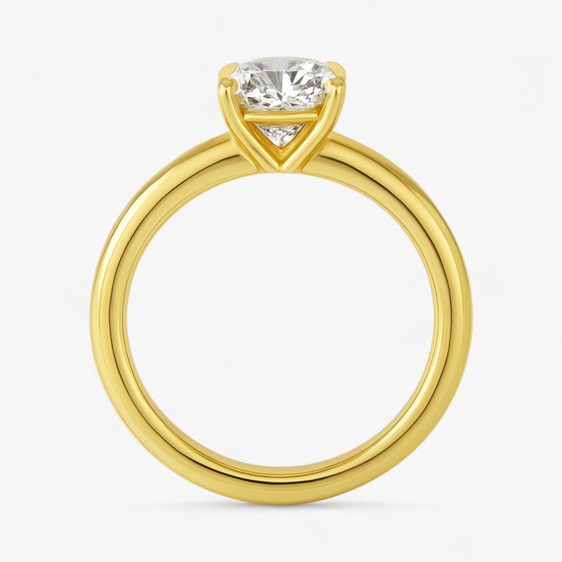 The Signature Solitaire Engagement Ring | Cushion