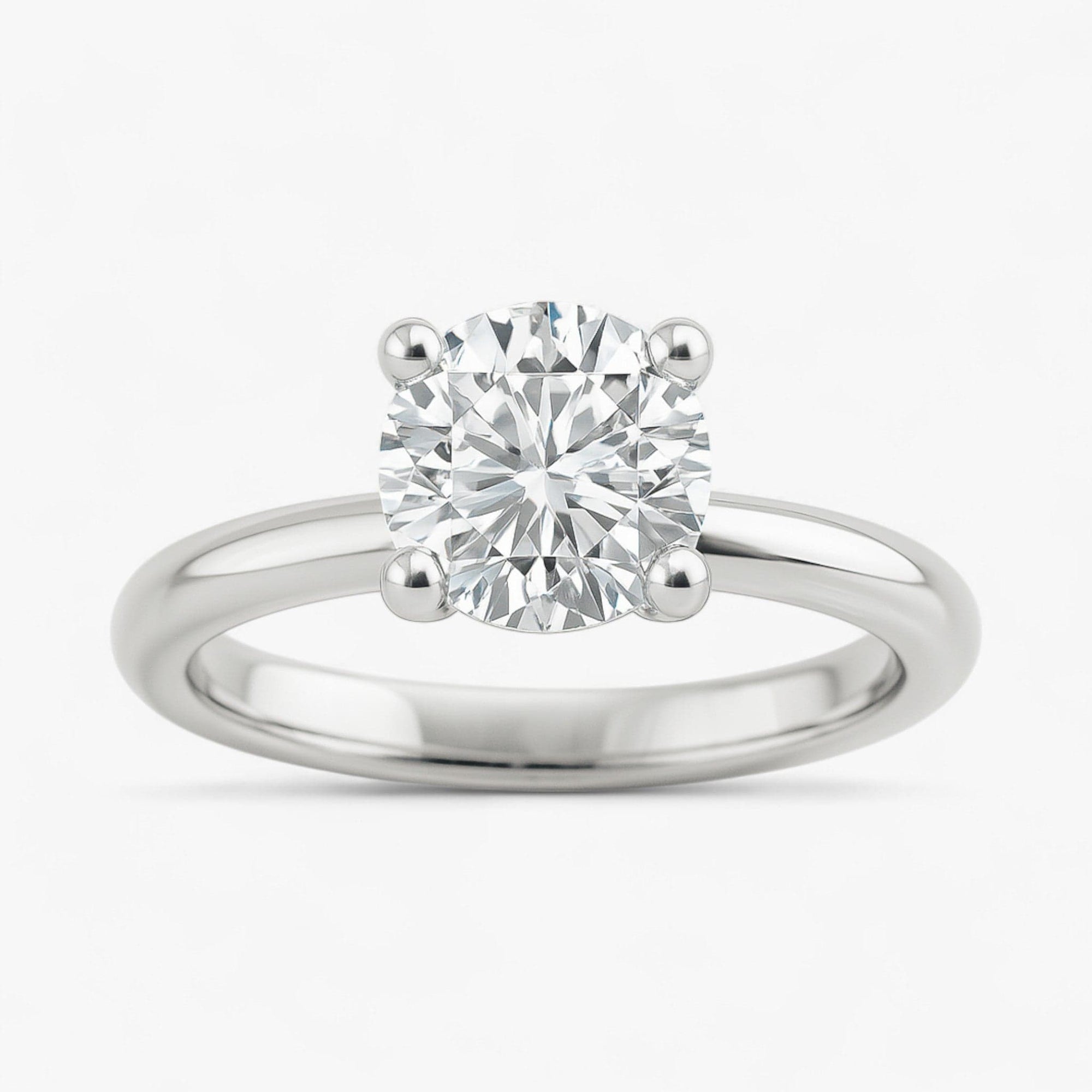 The Signature Solitaire Engagement Ring | Cushion