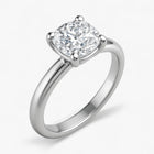 The Signature Solitaire Engagement Ring | Cushion
