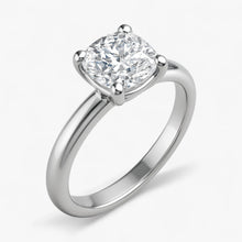 The Signature Solitaire Engagement Ring | Cushion