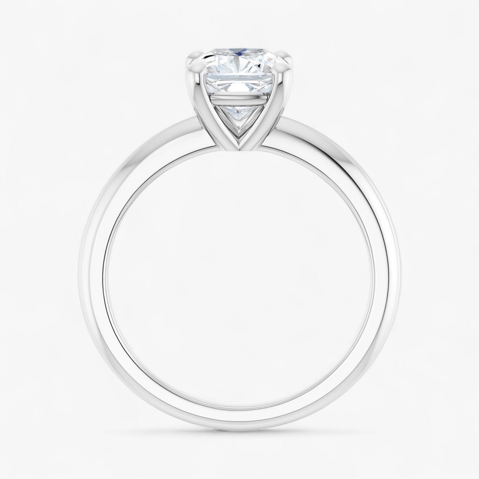 The Signature Solitaire Engagement Ring | Cushion