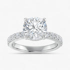 The Iconic Hidden Halo Engagement Ring | Round