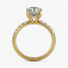The Iconic Hidden Halo Engagement Ring | Round