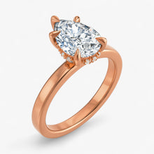 The Timeless Hidden Halo Engagement Ring | Pear