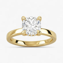 The Timeless Hidden Halo Engagement Ring | Cushion