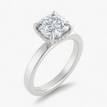 The Timeless Hidden Halo Engagement Ring | Cushion