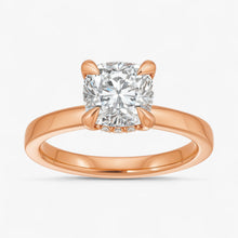 The Timeless Hidden Halo Engagement Ring | Cushion