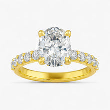 The Iconic Hidden Halo Engagement Ring | Oval