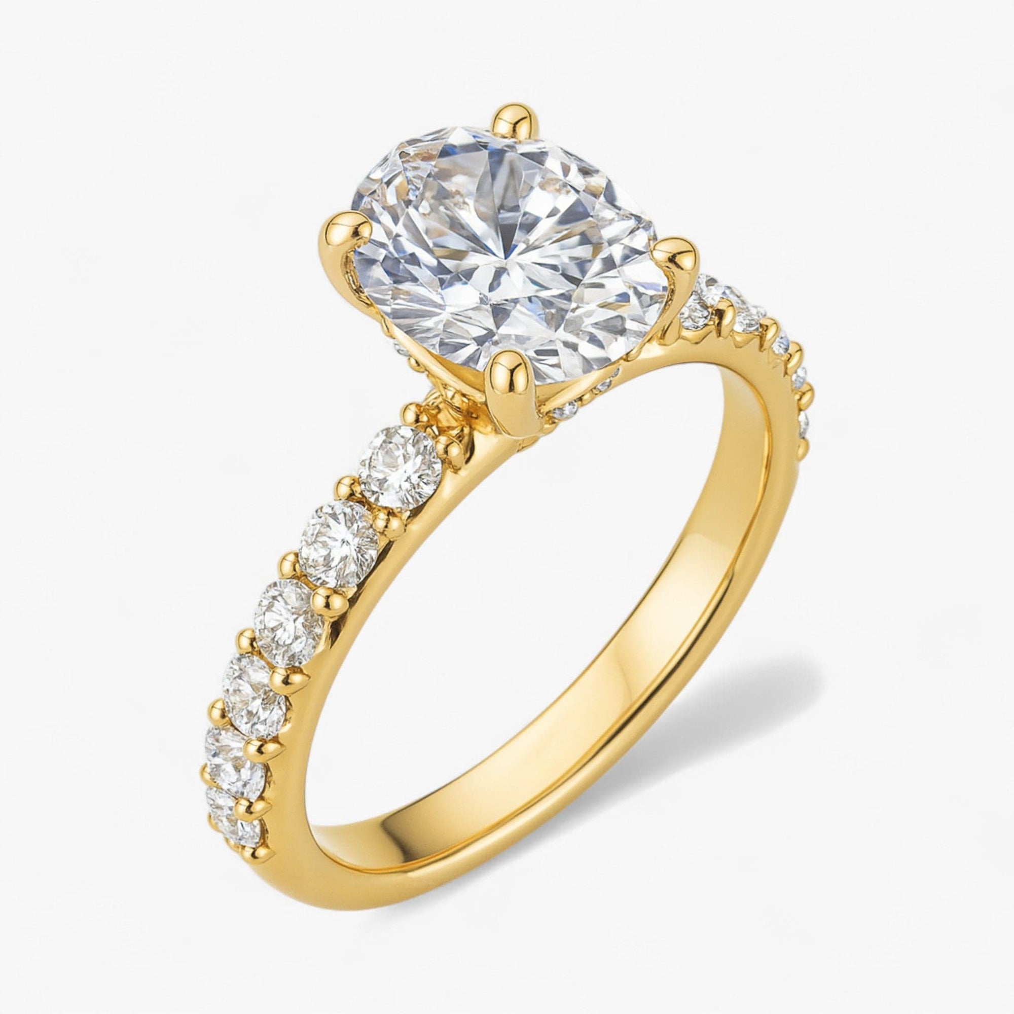The Iconic Hidden Halo Engagement Ring | Oval