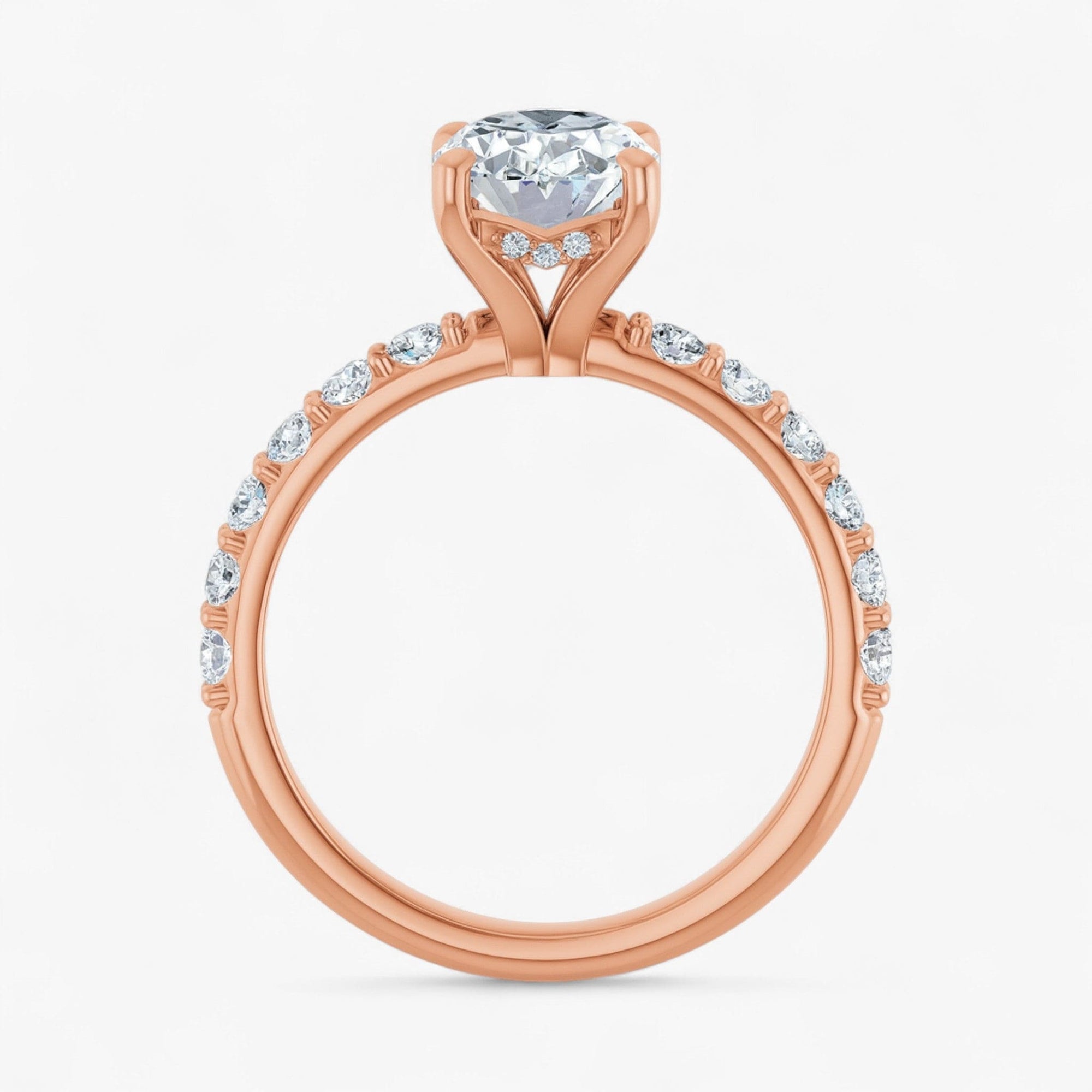 The Iconic Hidden Halo Engagement Ring | Oval