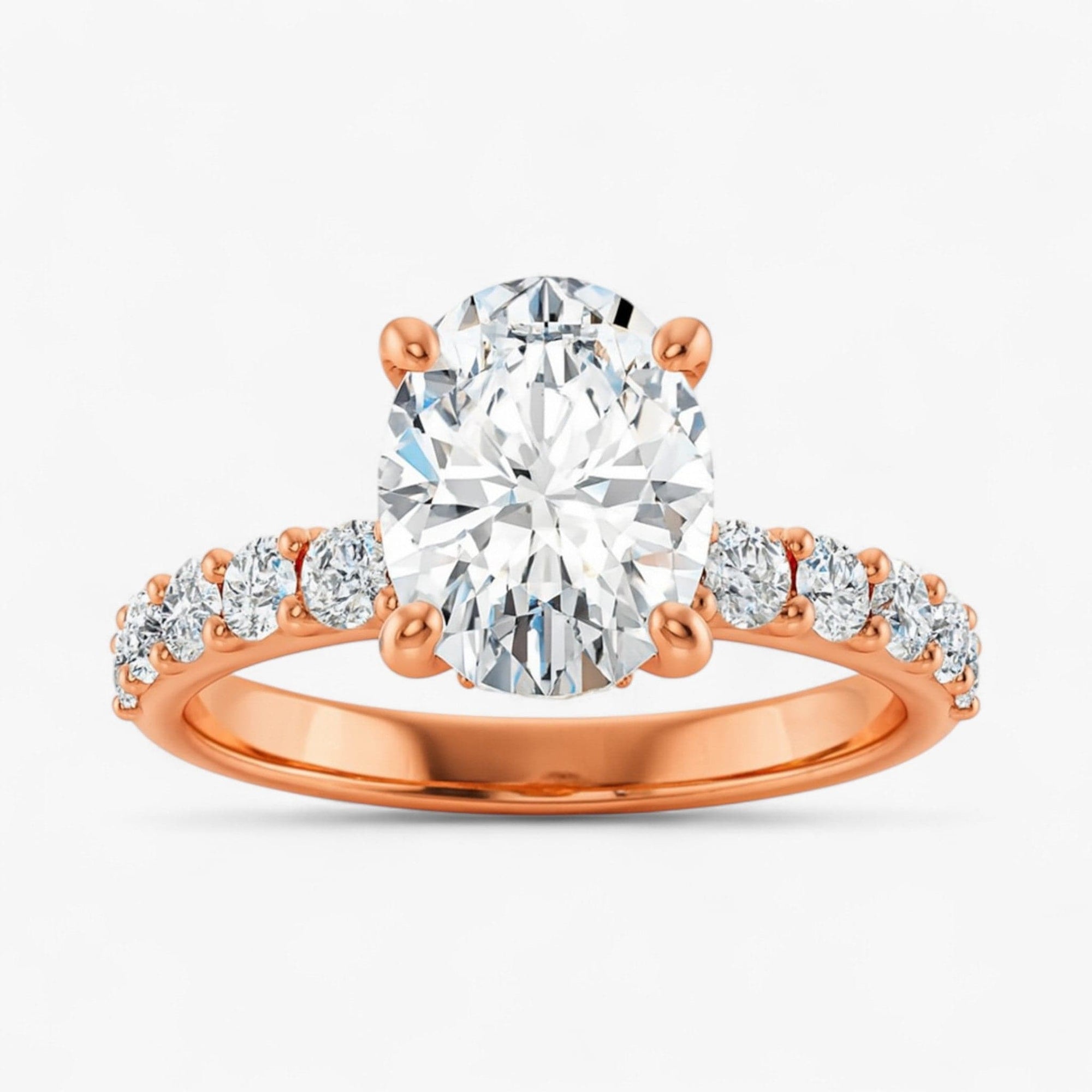 The Iconic Hidden Halo Engagement Ring | Oval
