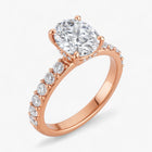 The Iconic Hidden Halo Engagement Ring | Oval