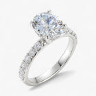 The Iconic Hidden Halo Engagement Ring | Oval