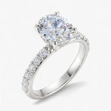 The Iconic Hidden Halo Engagement Ring | Oval
