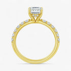 The Iconic Hidden Halo Engagement Ring | Emerald