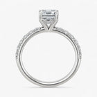The Iconic Hidden Halo Engagement Ring | Emerald
