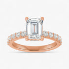 The Iconic Hidden Halo Engagement Ring | Emerald