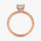 The Iconic Hidden Halo Engagement Ring | Emerald