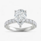 The Iconic Hidden Halo Engagement Ring | Pear