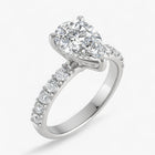 The Iconic Hidden Halo Engagement Ring | Pear