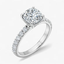 The Iconic Hidden Halo Engagement Ring | Cushion