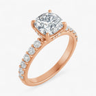 The Iconic Hidden Halo Engagement Ring | Cushion