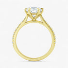 The Signature Cathedral Pavé Engagement Ring | Round