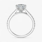 The Signature Cathedral Pavé Engagement Ring | Oval