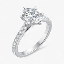 The Signature Cathedral Pavé Engagement Ring | Oval