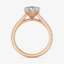 The Signature Cathedral Pavé Engagement Ring | Oval