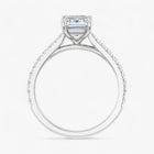 The Signature Cathedral Pavé Engagement Ring | Emerald
