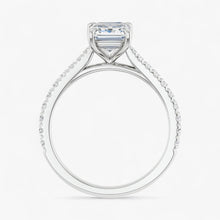 The Signature Cathedral Pavé Engagement Ring | Emerald