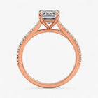 The Signature Cathedral Pavé Engagement Ring | Emerald