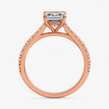 The Signature Cathedral Pavé Engagement Ring | Emerald