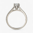 The Signature Cathedral Pavé Engagement Ring | Pear