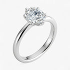 The Signature Solitaire Engagement Ring | Oval
