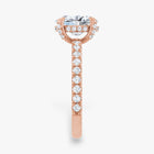 The Signature Pavé Hidden Halo Engagement Ring | Oval