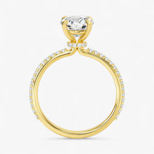 The Iconic Secret Halo Pavé Engagement Ring | Round