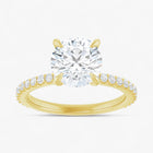The Iconic Secret Halo Pavé Engagement Ring | Round