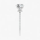The Iconic Secret Halo Pavé Engagement Ring | Round