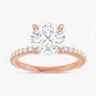 The Iconic Secret Halo Pavé Engagement Ring | Round